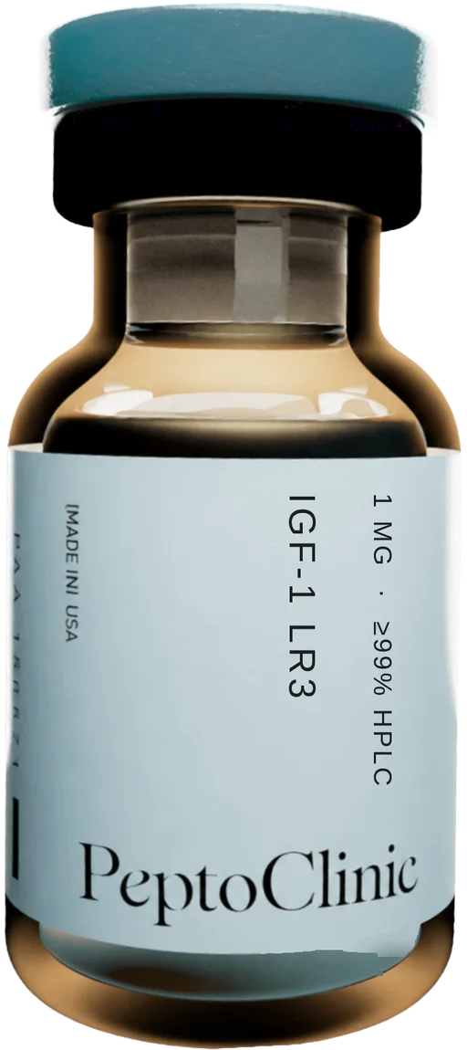 IGF-1 LR3 1 mg vial — lyophilised peptide, ≥99% HPLC