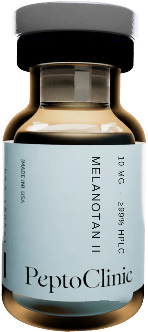 Melanotan II 10 mg vial — lyophilised peptide, ≥99% HPLC