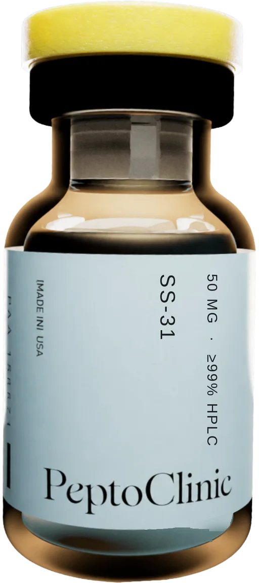 SS-31 (Elamipretide) 50 mg vial — lyophilised peptide, ≥99% HPLC